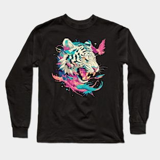 white tiger Long Sleeve T-Shirt